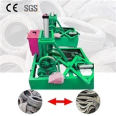 Jednohřídelová fréza na pneumatiky